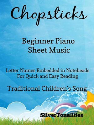cover image of Chopsticks Beginner Piano Sheet Music